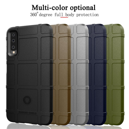 Shockproof Protector Cover Full Coverage Silicone Case for Galaxy A7 2018, For Galaxy A7 (2018), For Galaxy A7 2018