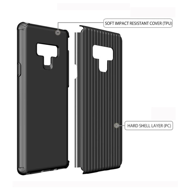 Travel Box Shape TPU + PC Protective Case for Galaxy Note 9, Galaxy Note 9