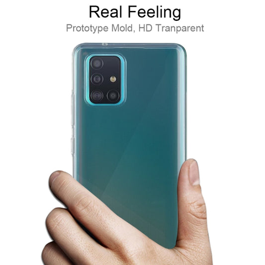 For Galaxy A91 0.75mm Ultrathin Transparent TPU Soft Protective Case, For Galaxy A91