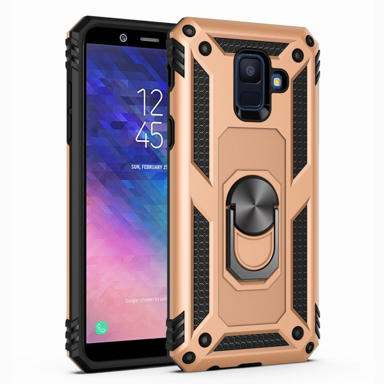 Armor Shockproof TPU + PC Protective Case for Galaxy A6 (2018), with 360 Degree Rotation Holder, For Galaxy A6 (2018)