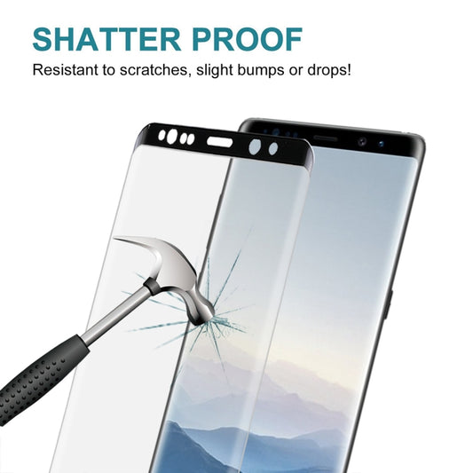 For Galaxy Note 8 0.3mm 9H Surface Hardness 3D Explosion-proof Full Screen Tempered Glass Film
