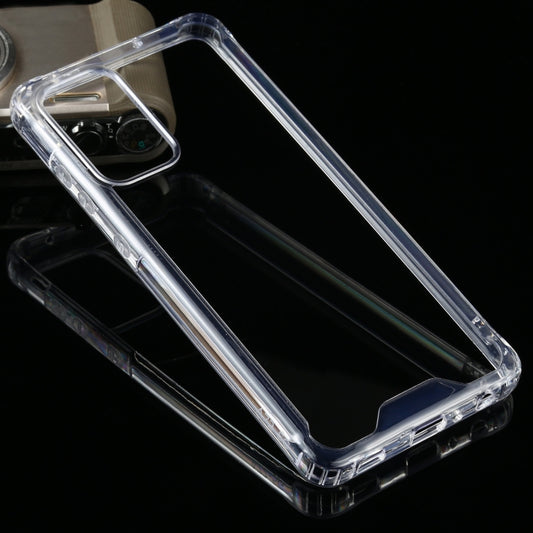 For Samsung Galaxy A72 Four-corner Shockproof Transparent TPU + PC Protective Case, For Samsung Galaxy A72