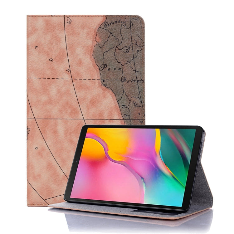 Map Texture Horizontal Flip Leather Case for Galaxy Tab A 8 (2019) P200 / P205, with Holder & Card Slots & Wallet, Random Texture Delivery, For Galaxy Tab A 8 (2019)