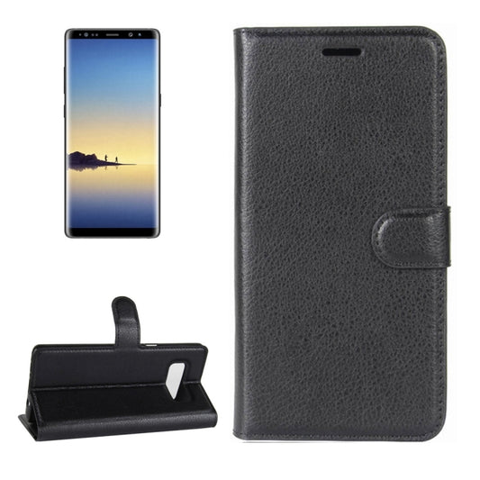 For Galaxy Note 8 Litchi Texture Horizontal Flip Leather Case with Holder & Card Slots & Wallet, For Galaxy Note 8, Galaxy Note 8