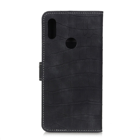 Crocodile Texture Horizontal Flip Leather Case for Galaxy A40, with Holder & Wallet & Card Slots & Photo Frame, For Galaxy A40