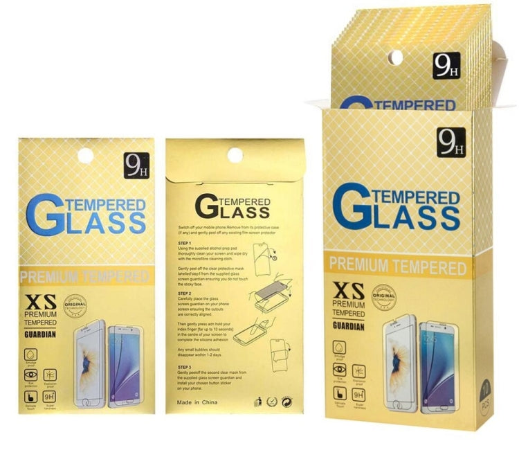 10 PCS 0.26mm 9H 2.5D Tempered Glass Film for Galaxy C7 Pro, For Galaxy C7 Pro(10 PCS)