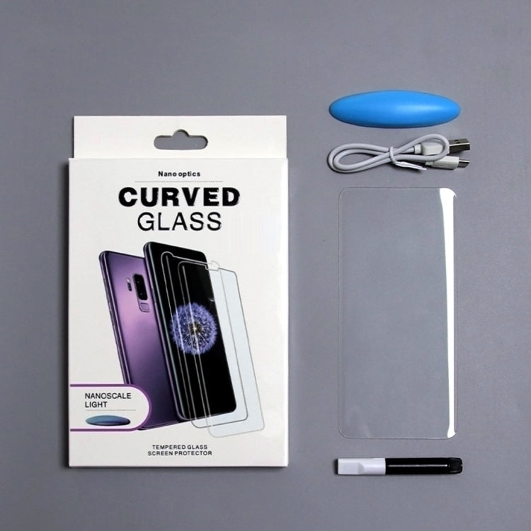 UV Liquid Curved Tempered Glass for Galaxy Note 10,Support Fingerprint Unlock