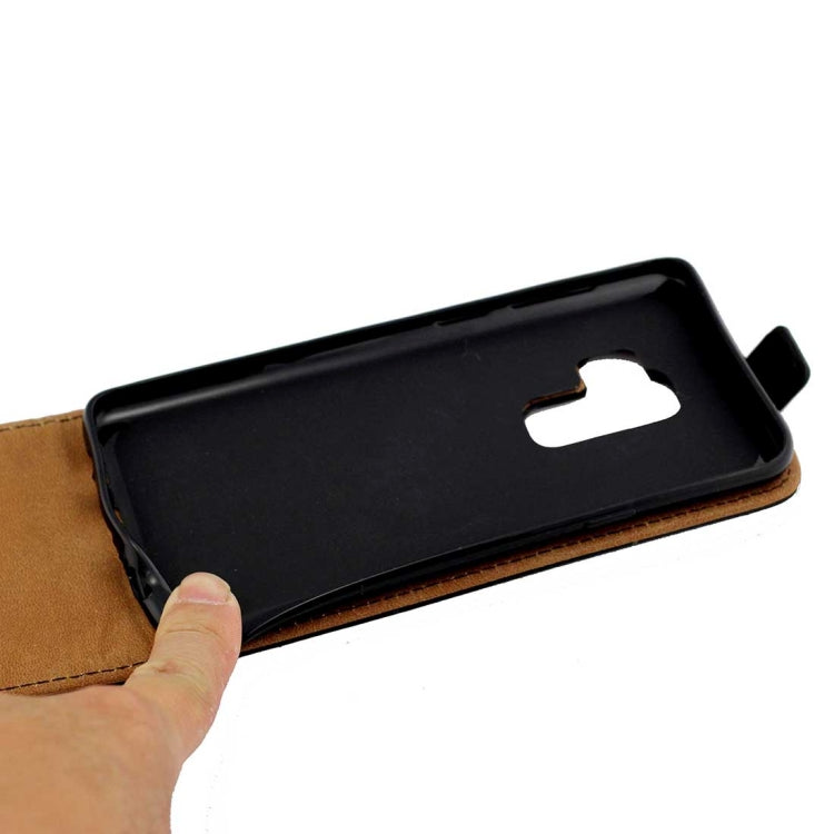 For Galaxy S9+ Vertical Flip Leather Protective Back Cover Case with Card Slot, For Samsung Galaxy S9+