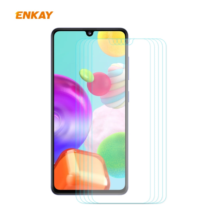 5PCS ENKAY Hat-Prince 0.26mm 9H 2.5D Curved Edge Tempered Glass Film