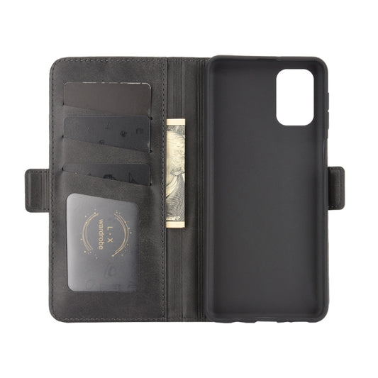 For Samsung Galaxy M31s Dual-side Magnetic Buckle Horizontal Flip Leather Case with Holder & Card Slots & Wallet