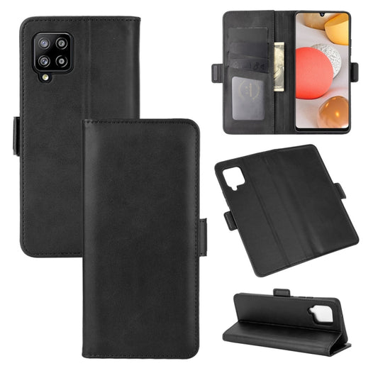 For Samsung Galaxy A42 5G Dual-side Magnetic Buckle Horizontal Flip Leather Case with Holder & Card Slots & Wallet