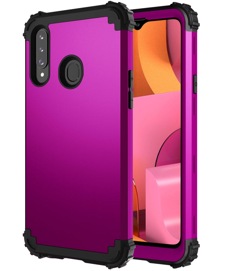 PC + Silicone Three-piece Shockproof Protection Case