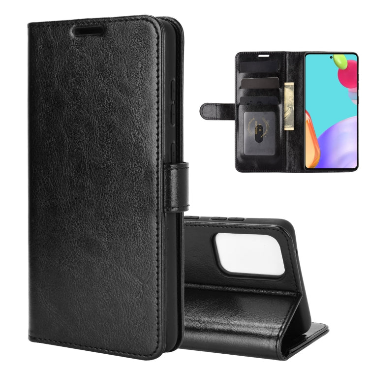 For Samsung Galaxy A52 5G R64 Texture Single Horizontal Flip Protective Case with Holder & Card Slots & Wallet& Photo Frame