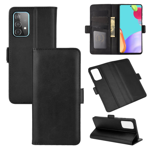 For Samsung Galaxy A52 5G Dual-side Magnetic Buckle Horizontal Flip Leather Case with Holder & Card Slots & Wallet