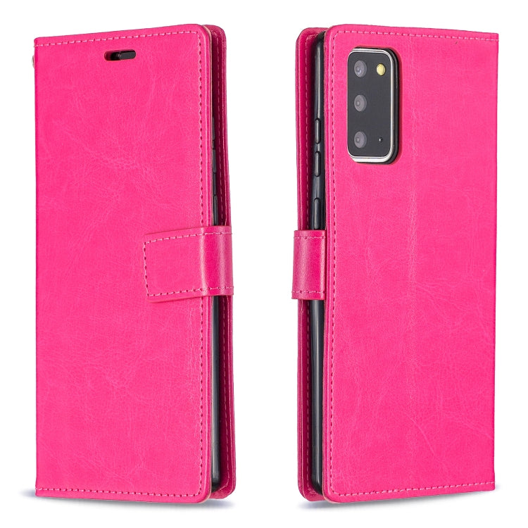 For Samsung Galaxy A02s EU Version Crazy Horse Texture Horizontal Flip Leather Case with Holder & Card Slots & Wallet & Photo Frame