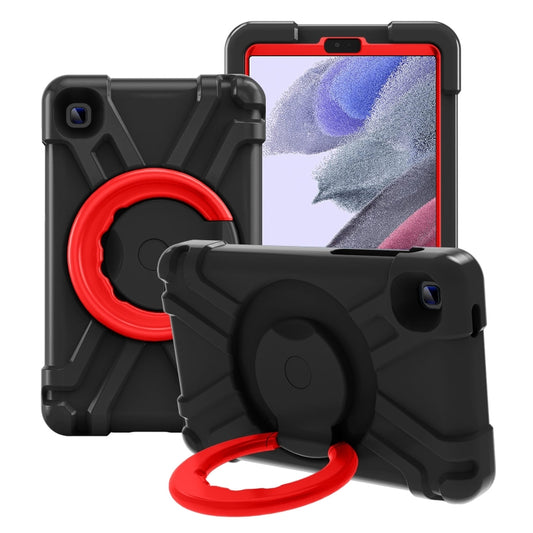 PC + Silicone Shockproof Combination Case with 360 Degree Rotating Holder & Handle