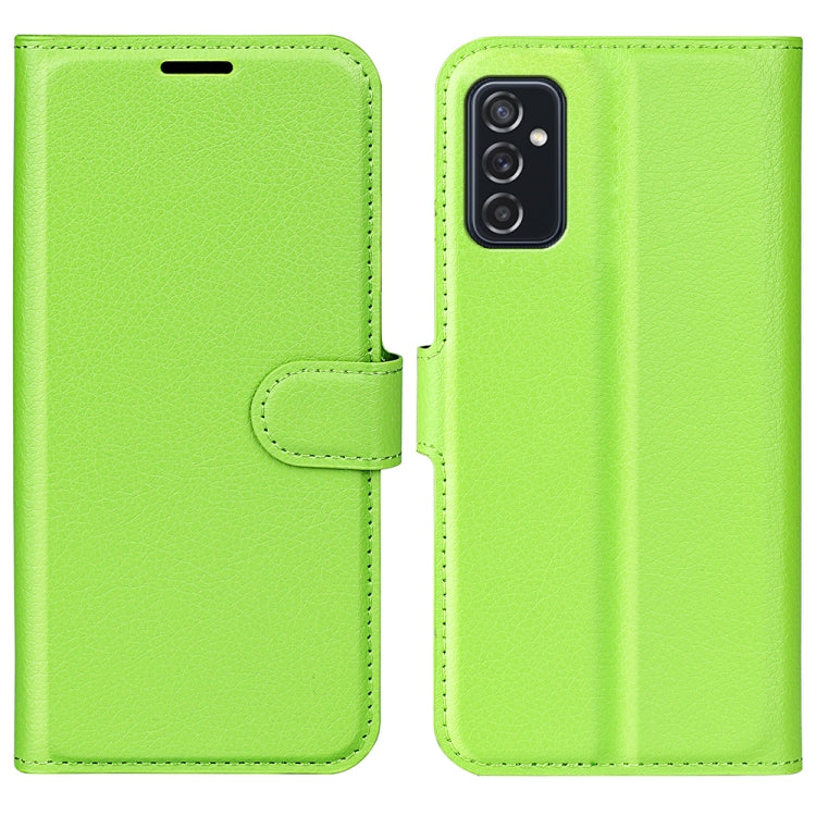 For Samsung Galaxy M52 5G Litchi Texture Horizontal Flip Protective Case with Holder & Card Slots & Wallet