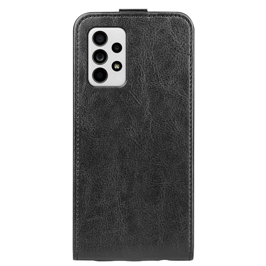 For Samsung Galaxy A33 5G R64 Texture Vertical Flip Leather Case with Card Slots & Photo Frame