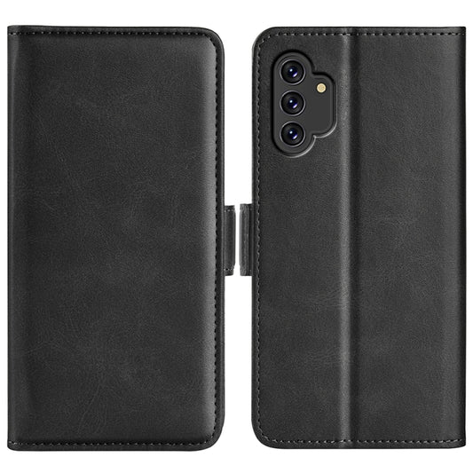 For Samsung Galaxy A13 4G Dual-side Magnetic Buckle Horizontal Flip Leather Case with Holder & Card Slots & Wallet