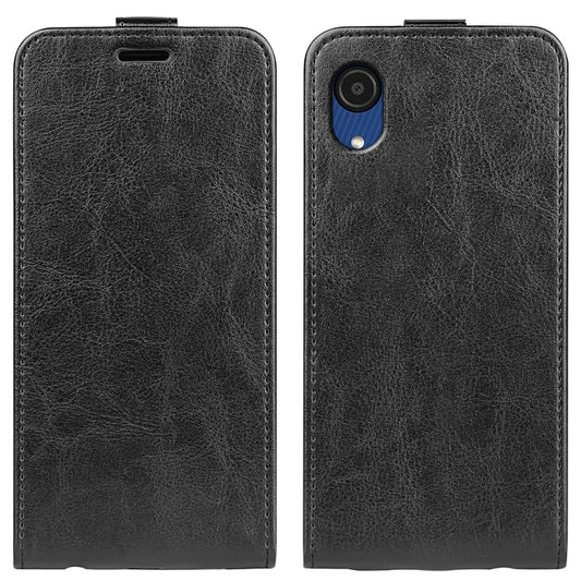 For Samsung Galaxy A03 Core R64 Texture Vertical Flip Leather Case