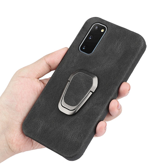 Ring Holder PU Phone Case For Samsung Galaxy S20
