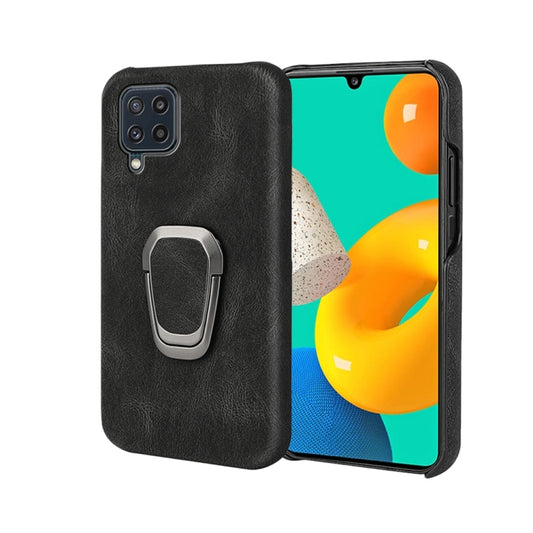Ring Holder PU Phone Case For Samsung Galaxy M32