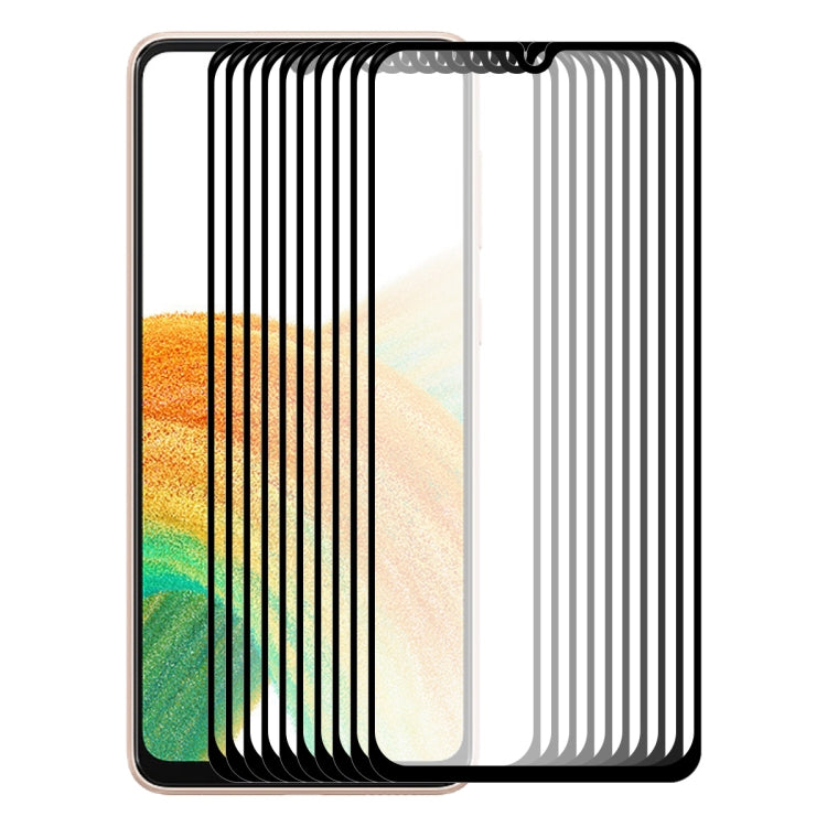 For Samsung Galaxy A33 5G ENKAY Full Glue 0.26mm 9H 2.5D Tempered Glass Full Film