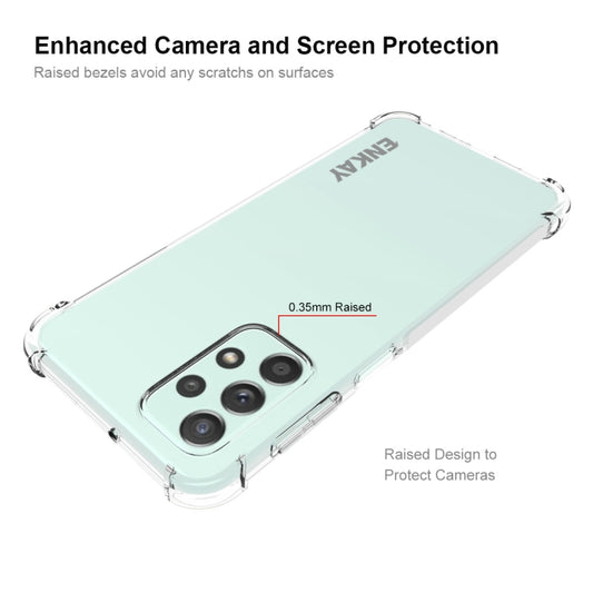 For Samsung Galaxy A23 ENKAY Clear TPU Shockproof Case, For Samsung Galaxy A23