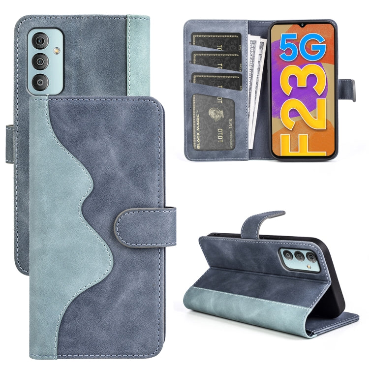 Stitching Horizontal Flip Leather Phone Case