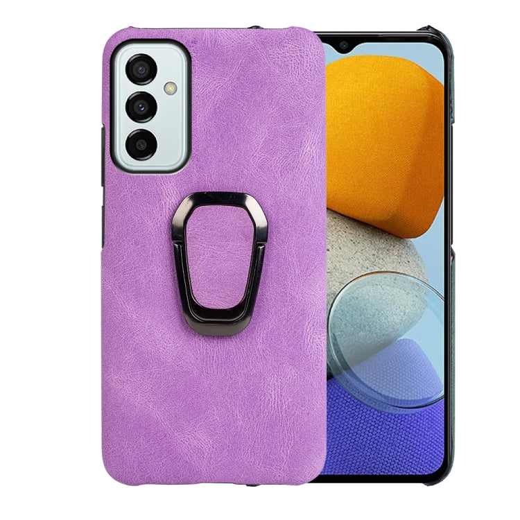 For Samsung Galaxy M23 5G / F23 5G Ring Holder PU Phone Case