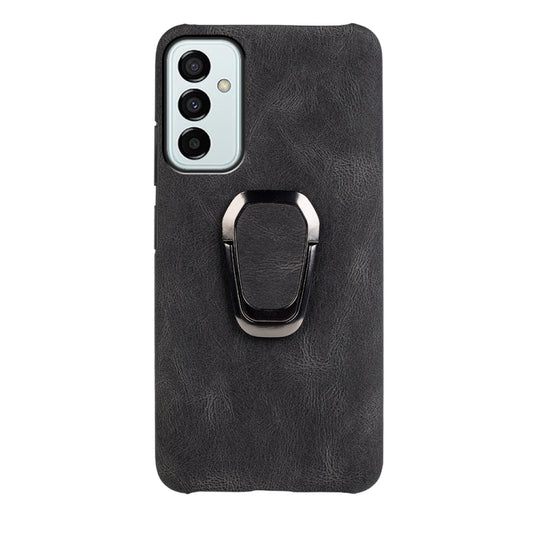 For Samsung Galaxy M53 Ring Holder PU Phone Case