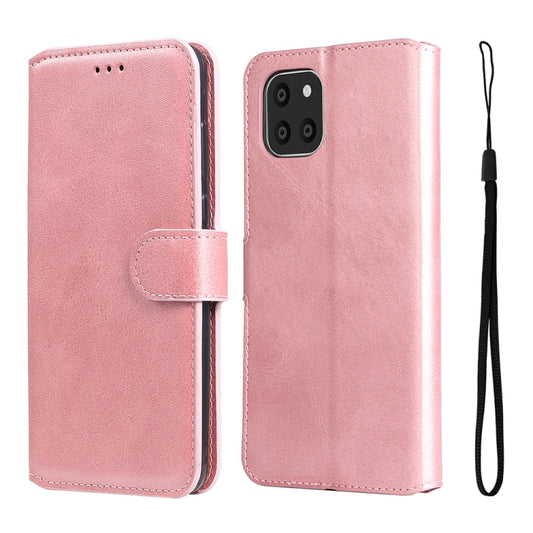 For Samsung Galaxy A03 Global 164mm / A03 Indonesian JUNSUNMAY Calf Texture Leather Phone Case