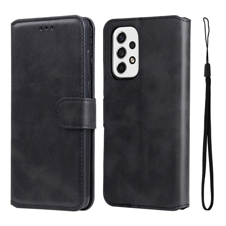 For Samsung Galaxy A53 5G JUNSUNMAY Calf Texture Leather Phone Case