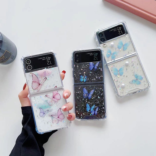 Butterfly Glitter TPU Phone Case