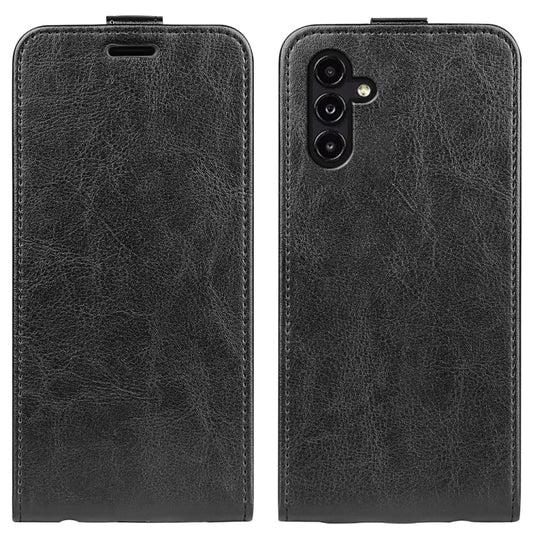 For Samsung Galaxy A14 5G R64 Texture Vertical Flip Leather Phone Case