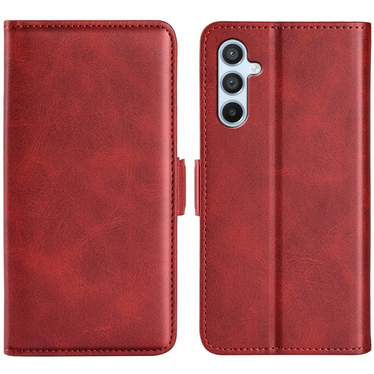 For Samsung Galaxy A54 5G Dual-side Magnetic Buckle Horizontal Flip Leather Phone Case