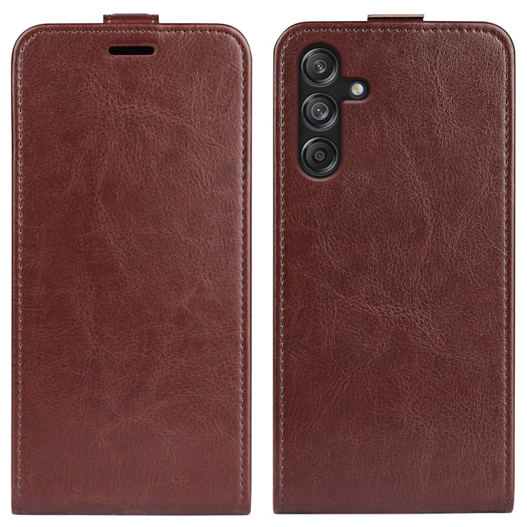 R64 Texture Single Vertical Flip Leather Phone Case