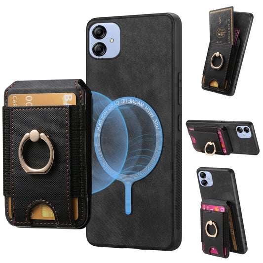 Retro Splitable Magnetic Stand Card Bag Leather Phone Case