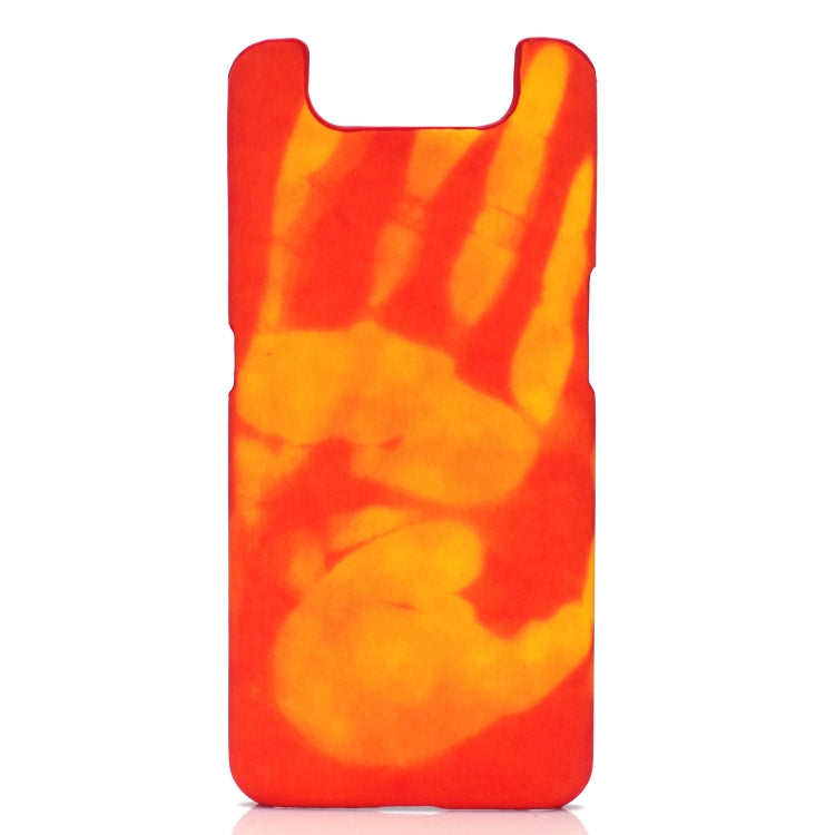 Paste Skin + PC Thermal Sensor Discoloration Protective Back Cover Case For Galaxy A80 / A90