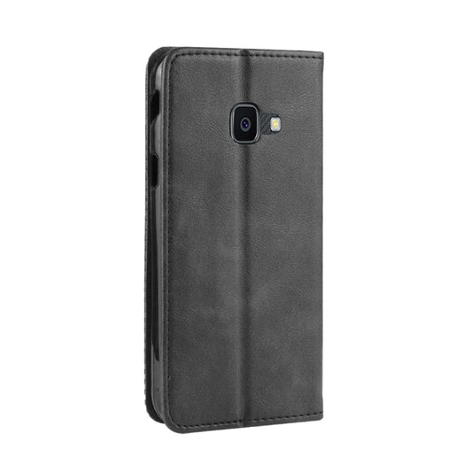 Magnetic Buckle Retro Crazy Horse Texture Horizontal Flip Leather Case for Galaxy Xcover 4s / Xcover 4 , with Holder & Card Slots & Photo Frame