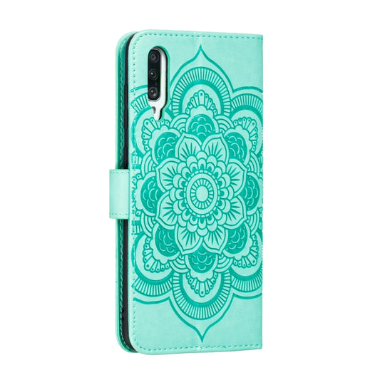 For Galaxy A70s Mandala Embossing Pattern Horizontal Flip Leather Case with Holder & Card Slots & Wallet & Photo Frame & Lanyard