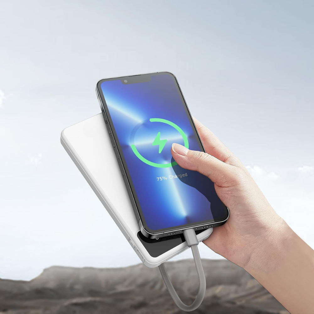 Multi-Device 10000mAh fast charging power Bank Compatible with iPhone 16/15/14/13/12/ Samsung S 25/24/23/22/21