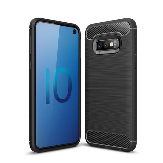 Brushed Texture Carbon Fiber TPU Case for Galaxy S10e, For Galaxy S10e (Black), For Galaxy S10e, For Samsung Galaxy S10e, Galaxy S10e (Brushed Texture)