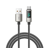 Ultra Fast USB to USB C Charger Cable with Intelligent Digital Display 8W