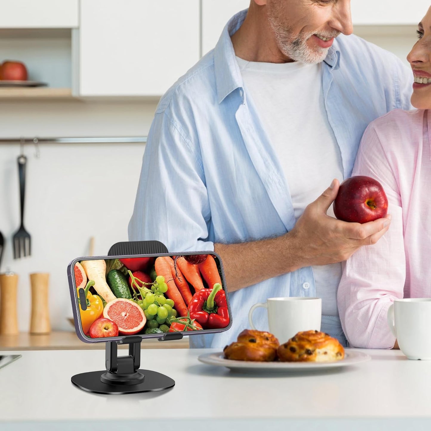 Multi Variant Phone Holder with 360° Rotation and Universal Compatibility