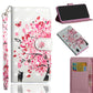 3D Painting Pattern Horizontal Flip TPU + PU Leather Case with Holder & Card Slots & Wallet
