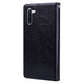 Business Style Oil Wax Texture Horizontal Flip Leather Case with Holder & Card Slots & Wallet