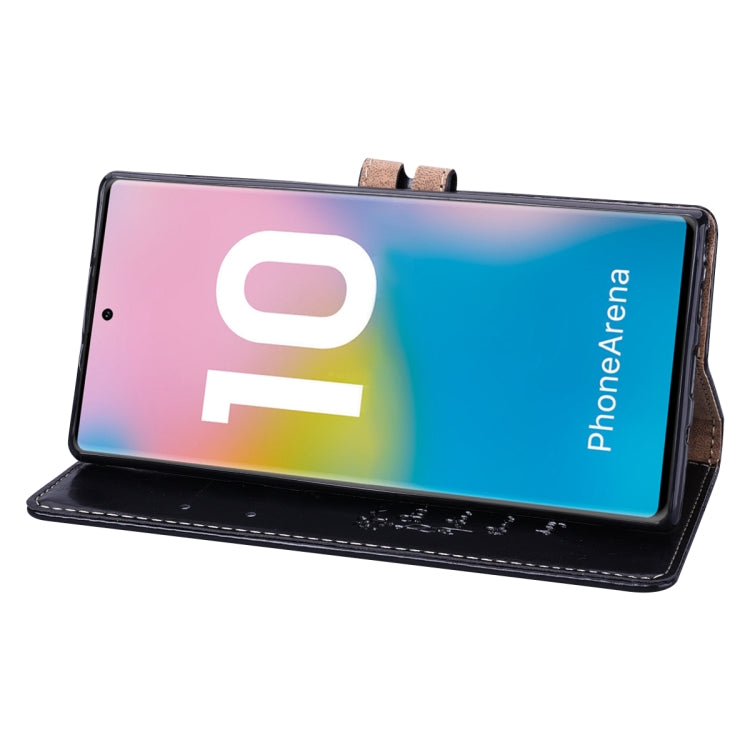 Business Style Oil Wax Texture Horizontal Flip Leather Case with Holder & Card Slots & Wallet