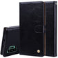 Business Style Oil Wax Texture Horizontal Flip Leather Case with Holder & Card Slots & Wallet