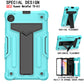 T-shaped Bracket Contrast Color Shockproof PC + Silicone Protective Case, For Huawei MatePad T8, For Huawei MediaPad T5
